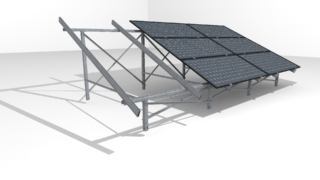3x3 Liggande paneler system